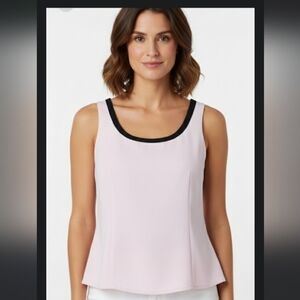 Jones studio separates Women's Pink Sleeveless Top size 8 career , office